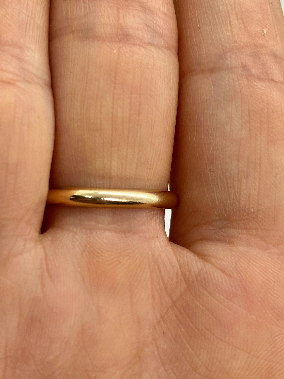 Size 7.5 14k Gold-filled Flower Statement Ring